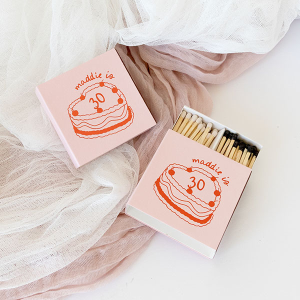 Cherry Cake Matchbox