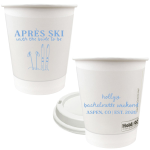 The Bride To Be Après Cup is perfect for destination bachelorette parties! Memorialize your special event with a high quality cup of your style choice printed in the color that best matches your taste. Personalize the text to convey all the important details and any well wishes for honored guests.