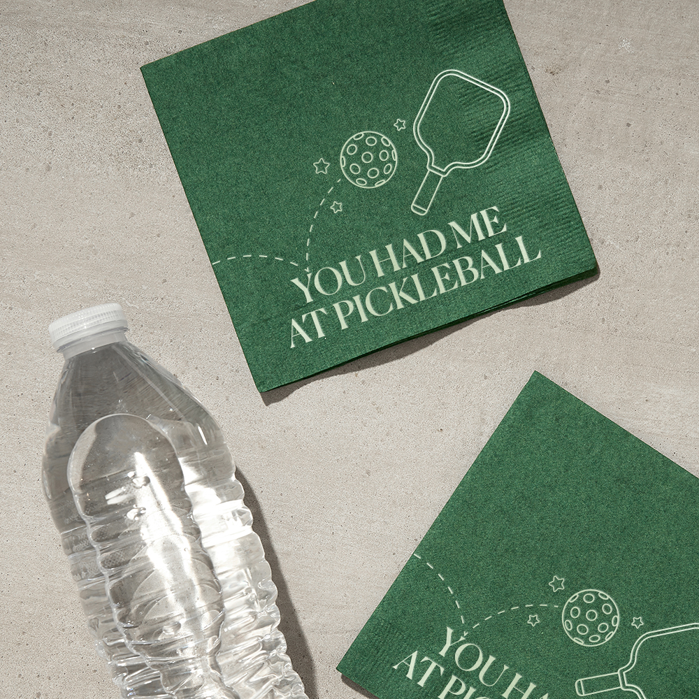 you had me at pickle ball cocktail napkins