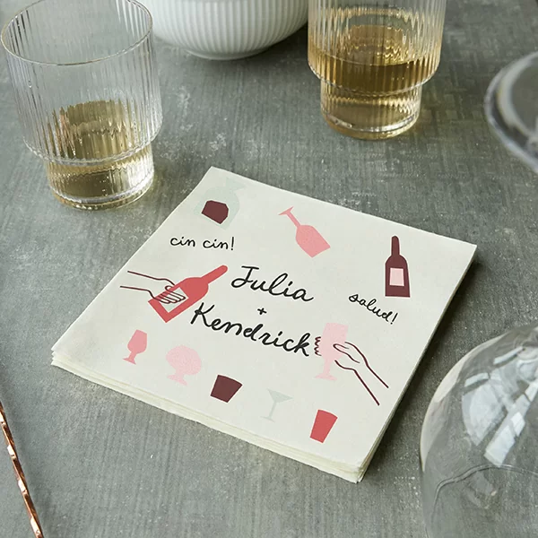  Cin Cin! Salud! Full Color Napkin