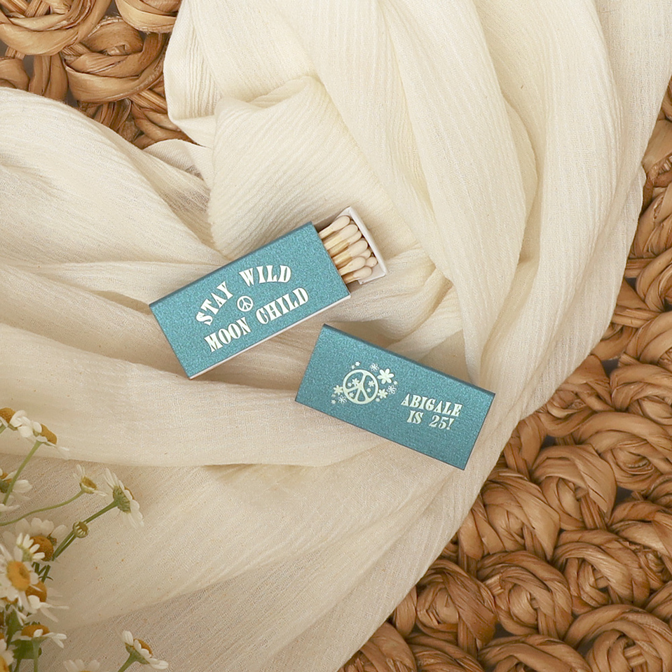 Disco Night Groovy Birthday Matchbox