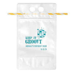Disco Night Keep It Groovy Drink Pouch