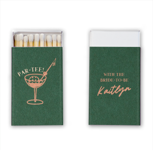 Par-Tee Bridal Shower Matchbox