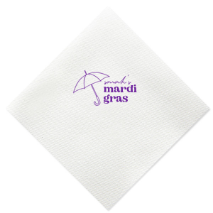 This Mardi Gras, make your party stand out with custom party supplies!