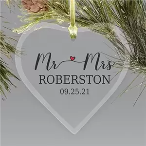 Heart Glass Ornament (Photo)