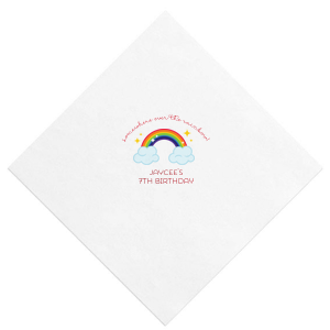 Personalized White Borderless Full Color + Foil Cocktail Napkin with Satin Plum Foil will look fabulous with your unique touch. Your guests will agree!