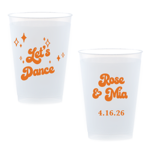 Our custom Orange 16 oz Stadium Cup with Matte Sunflower Ink Cup Ink Colors has a Twinkle Frame graphic and is good for use in Stars, Frames, Holiday themed parties and will add that special attention to detail that cannot be overlooked.