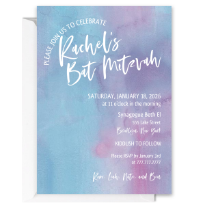 Our custom Watercolor Ocean Foil Stamped Invitation is specially designed for you and it couldn't be more perfect. It's time to show off your impeccable taste.