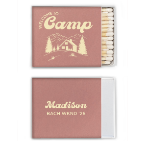 Welcome to Camp Bachelorette Matchbox