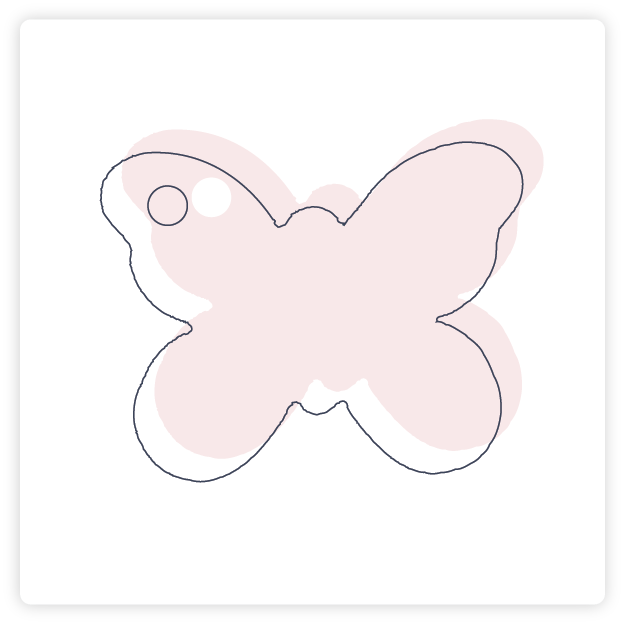 butterfly shaped gift tags personalized gift tags for your party