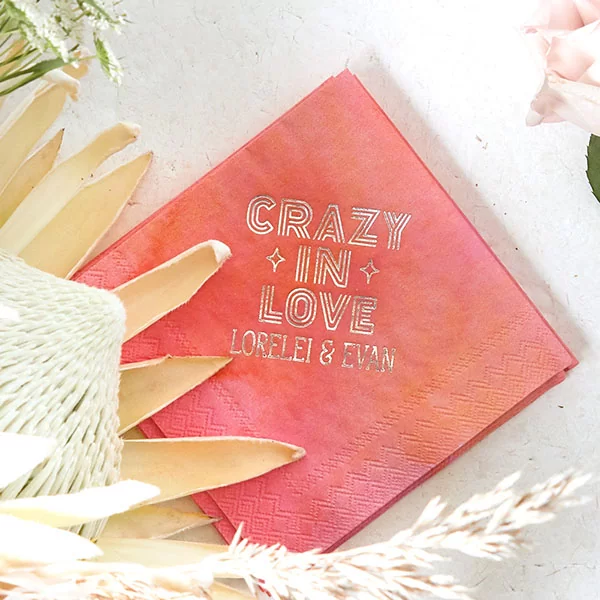 Crazy In Love Napkin 