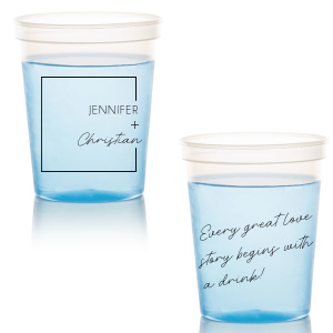 Our custom Frame Names Cup with custom Ink Colors will give your party the personalized touch every host desires.