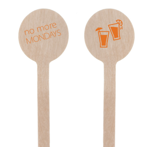 The ever-popular Matte Tangerine Round Stir Stick with Matte Tangerine Foil has a Drinks graphic and will look fabulous with your unique touch. Your guests will agree!