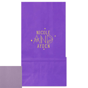 ForYourParty's elegant Satin 18 Kt. Gold Large Cellophane Bag with Satin 18 Kt. Gold Foil has a Sparkles graphic and is good for use in Wedding, Engagement, Anniversary and Shower themed parties and are a must-have for your next event—whatever the celebration!