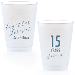 Together Forever Anniversary Frost Flex Cup