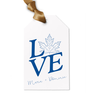 Custom Shiny Fuchsia Luggage Gift Tag with Matte Ivory Foil has a Maple graphic and is good for use in outdoor parties and will look fabulous with your unique touch. Your guests will agree!