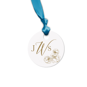 The ever-popular Natural Kraft/Latte Diamond Gift Tag with Matte Black Foil has a Flower Trio graphic and is good for use in Floral, Wedding, Birthday themed parties and will impress guests like no other. Make this party unforgettable.