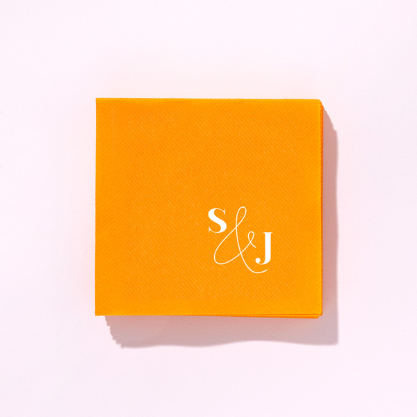 Bold & Modern Initials Napkin