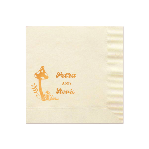 Add a touch of magic to your next special occasion with the Enchanted Mushroom Names Napkin. Customize the design with your choices of colors and styles, guaranteeing a memento that's as one of a kind as you are!