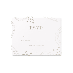 Mixed Metals RSVP Card