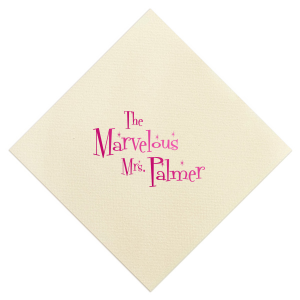 If you are planning a 50's themed birthday party or bachelorette, this napkin is an affordable way to bring home the theme!