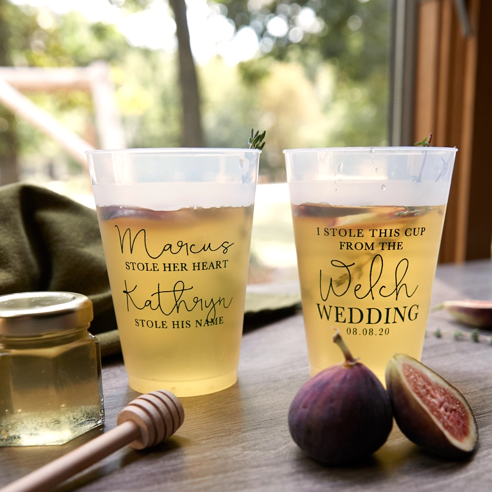 design custom frost flex cups for your fall wedding or party 