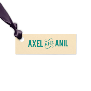 ForYourParty's chic White Wood Rectangle Gift Tag with Matte Spruce Foil are a must-have for your next event—whatever the celebration!