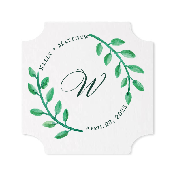 Our personalized White Custom Photo Round Coaster with Matte Spruce Digital Print Colors will make your guests swoon. Personalize your party's theme today.