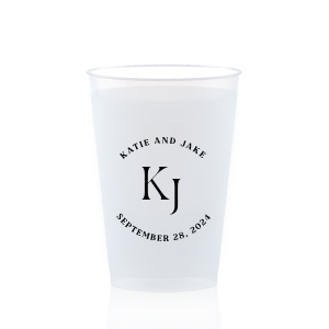 Nuptial Arch Initials Cup