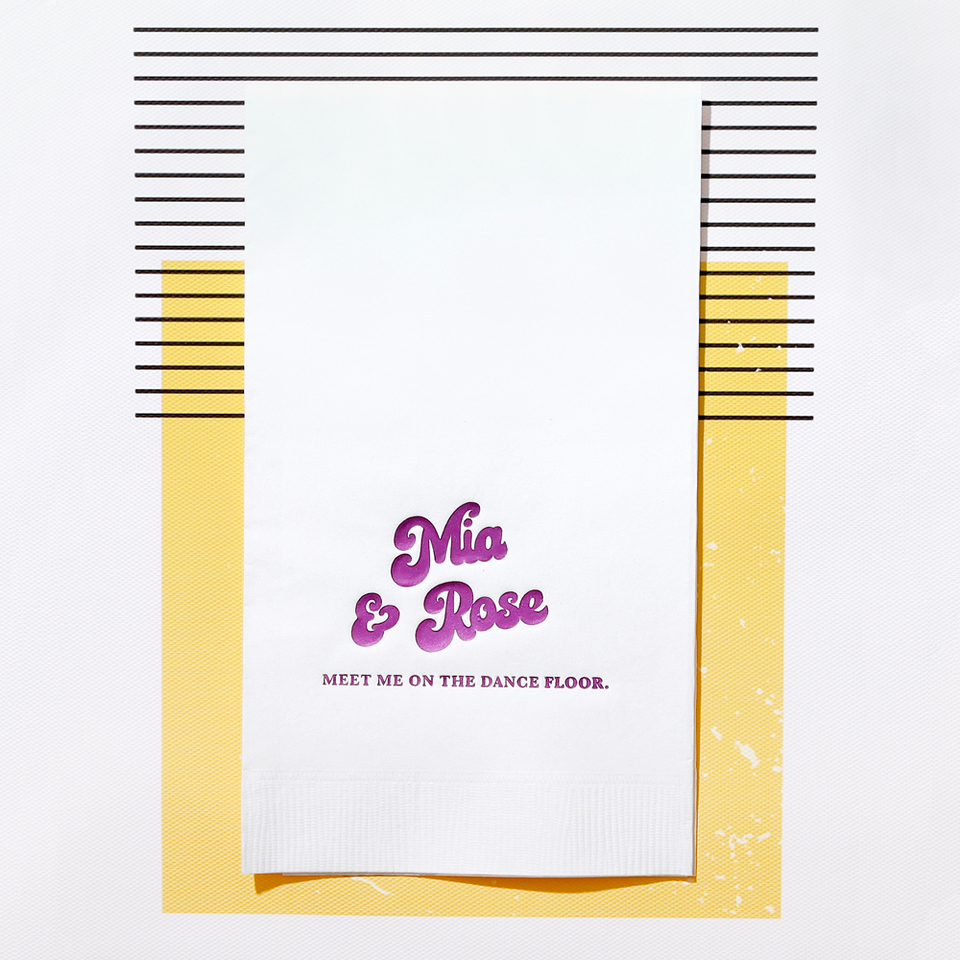 Mod Mediterranean Retro Guest Towel