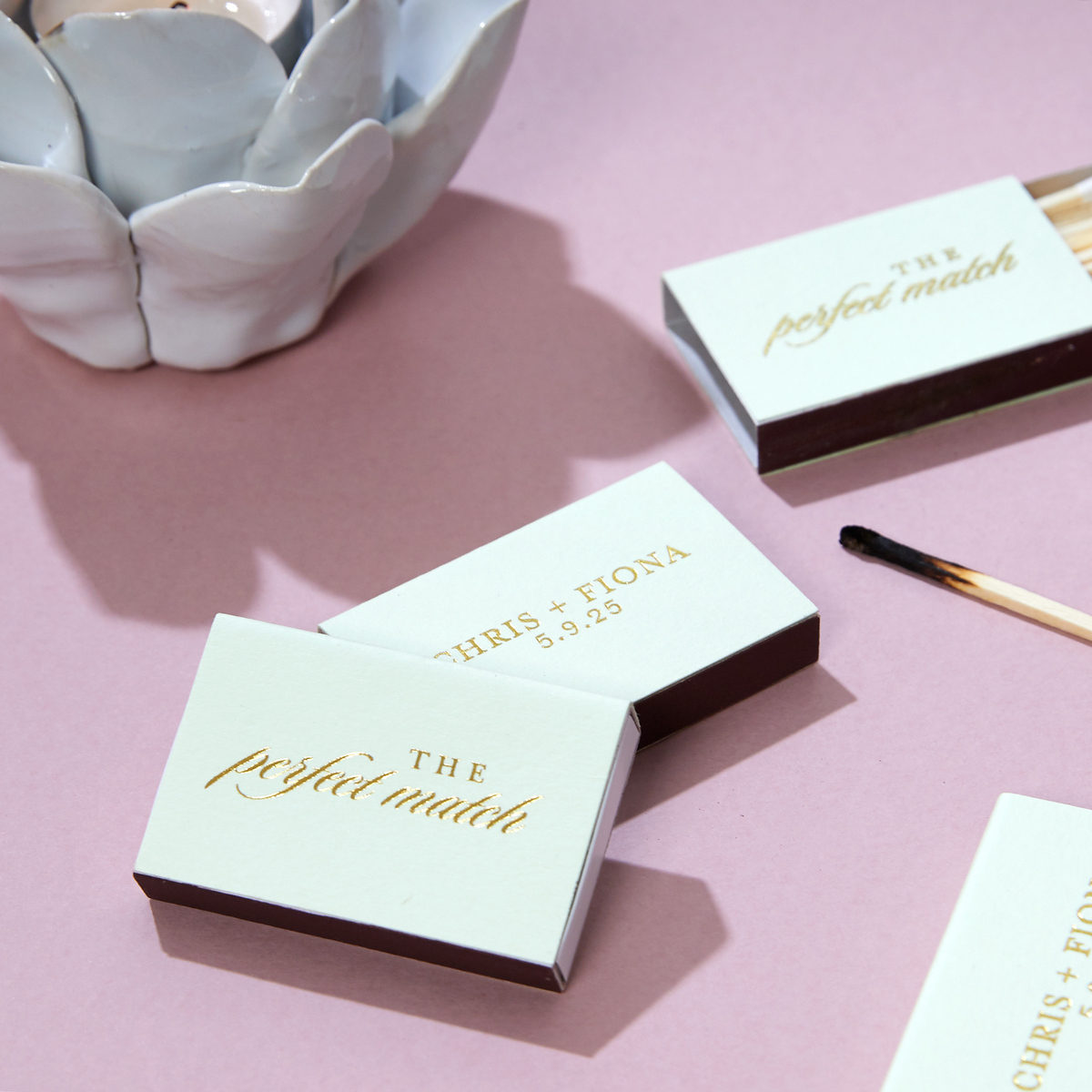 Classic Perfect Match Names & Date Wedding Match