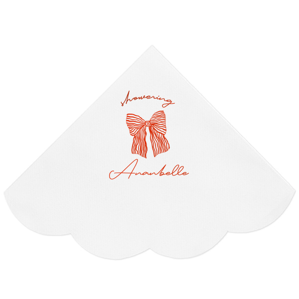 Showering Love Bow Napkin