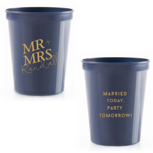 Married Party Mr and Mrs Cup
