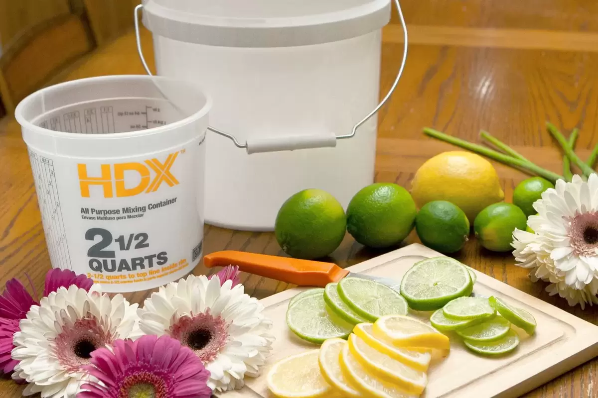 DIY Flower Ice Bucket Supplies