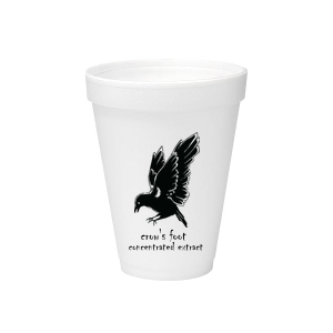 Sneak a taste of the witch's brew with the Crow's Foot Cup. Featuring a simple and classic design sure to be a hit at any Halloween event at home or in the office. 