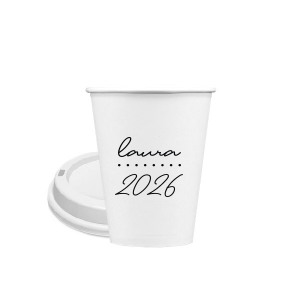 Add a personalized touch to your celebratory drinks with the Graduation Soiree Sip Straw Tag, elegantly inscribed with the grad's name and year of graduation in a sleek script font. A modern and stylish detail for sipping in honor at any classic graduation gathering.