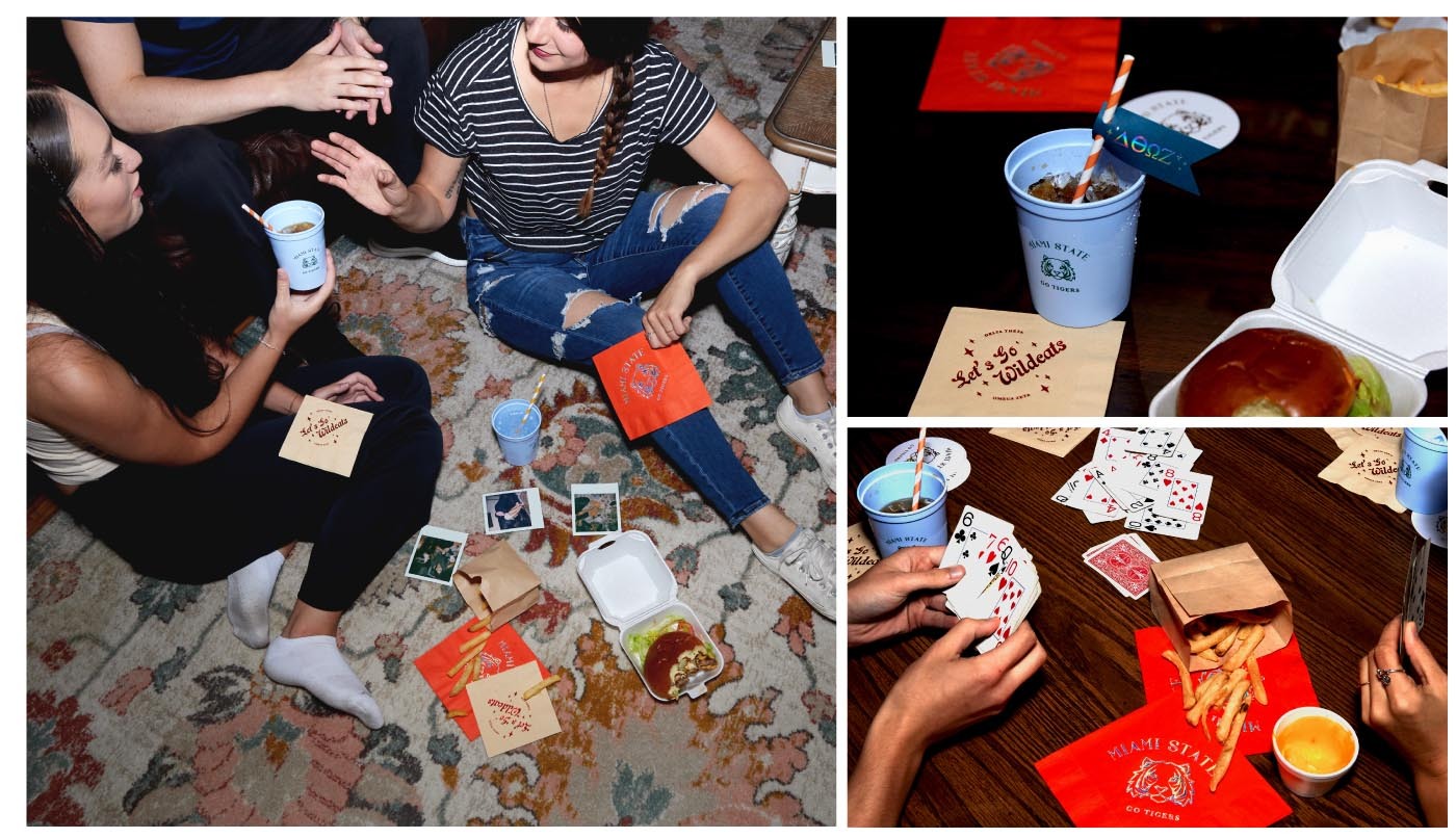 college homecoming party decorations