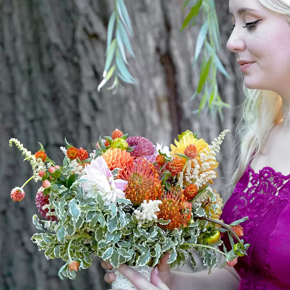 late summer early fall wedding flowers