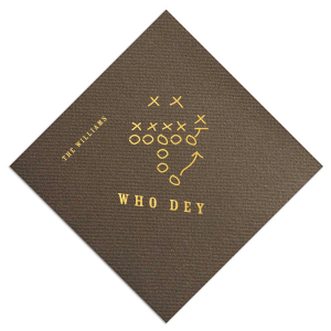 The new custom Big Game Napkin has a special graphics that will add the final touch on your party. They will bring that Football spirit inside your party, your guests will agree!