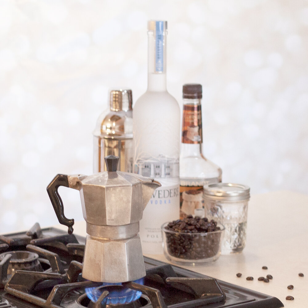 step one for espresso martini recipe