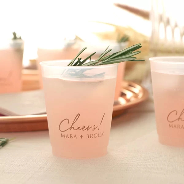 Cheers to the Couple Name Cup 