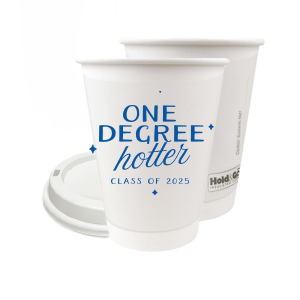 Our personalized Matte Royal Blue Ink 16 oz Paper Hot Cup is good for use in Wedding themed parties and can be customized to complement every last detail of your party.
