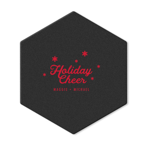 Holiday Cheer Snowflake Coaster 