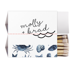 Our beautiful custom White Classic Custom Photo Matchbox with Matte Black Ink Digital Print Colors and Matte Fuchsia Ink Digital Print Colors has a Wave Accent graphic and is good for use in Travel, Beach/Nautical, Father's Day themed parties and can't be beat. Showcase your style in every detail of your party's theme!