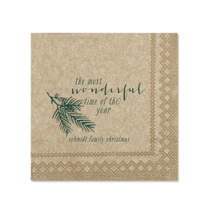 Pine Christmas Napkin