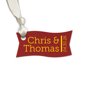 Our custom Metallic Sterling Silver Matte Rectangle Gift Tag with Satin Teal / Peacock Foil are a must-have for your next event—whatever the celebration!