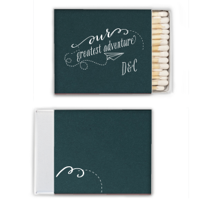 The ever-popular Stardream Navy Classic Matchbox with Matte White Foil has a Paper Airplane graphic and is good for use in Kid Birthday, Birthday themed parties and will look fabulous with your unique touch. Your guests will agree!