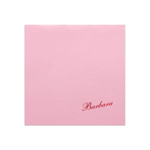 Show off yourself with the Bespoke Name Napkin. The simple design features elegant customizable text in your choice of foil and napkin color. Perfect for celebrating birthdays, bridal showers, retirements or simple home entertainment. 