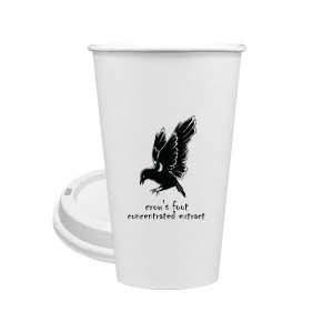 Sneak a taste of the witch's brew with the Crow's Foot Cup. Featuring a simple and classic design sure to be a hit at any Halloween event at home or in the office. 