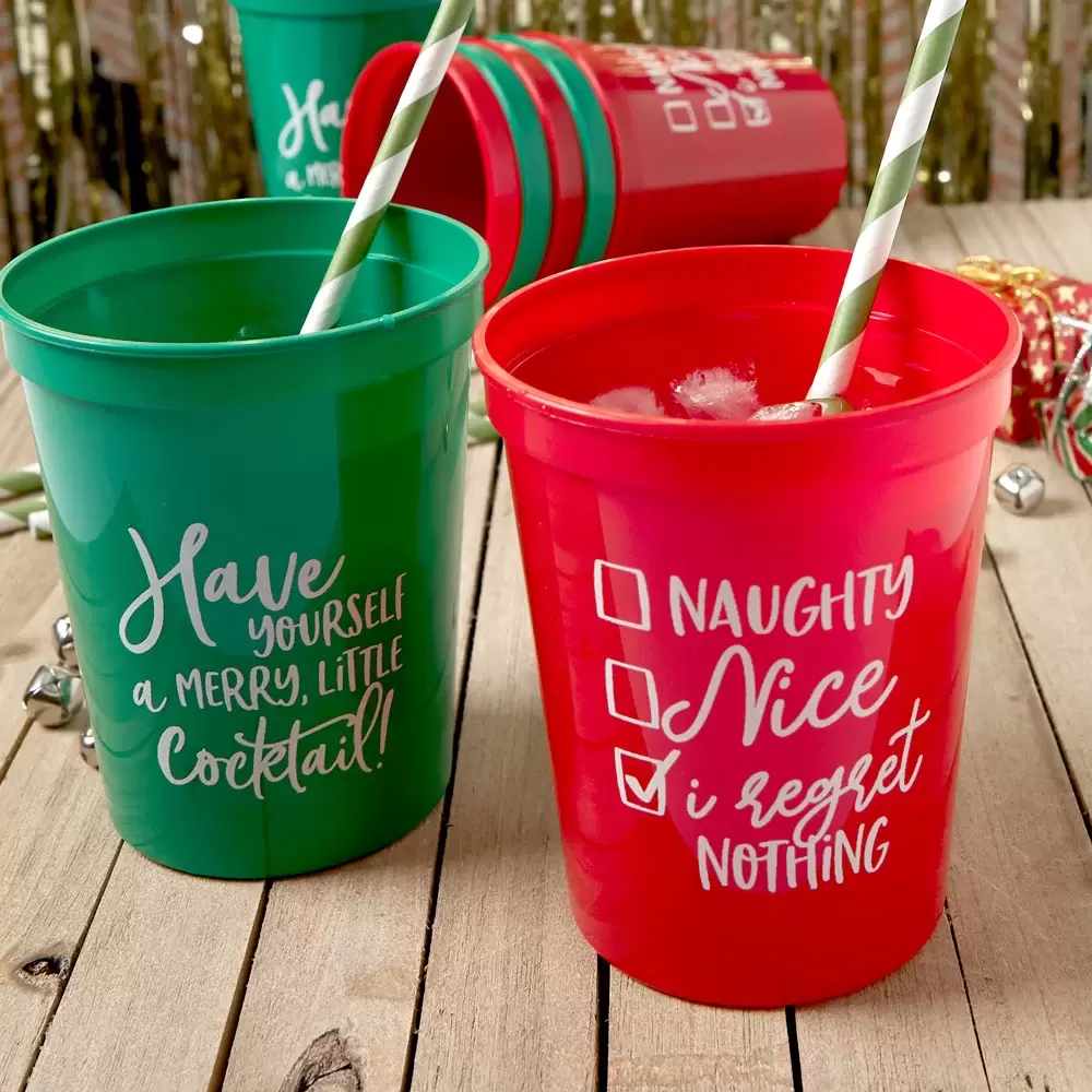 Say cheers with Christmas party stadium cups from For Your Party